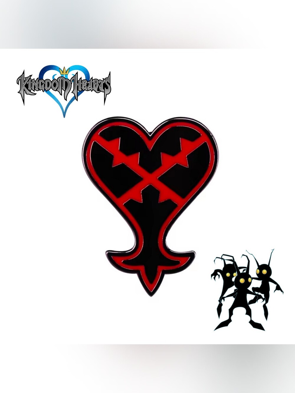Kingdom Hearts Heartless Enamel Pin